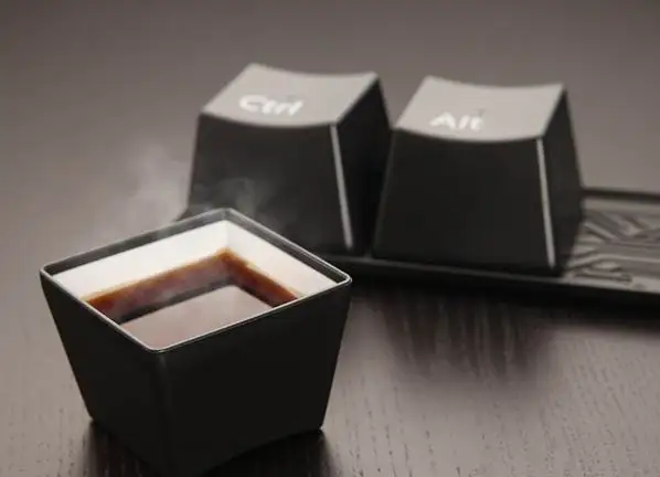 Горячая Распродажа портативная забавная клавиатура Ctrl ALT DEL контейнер для