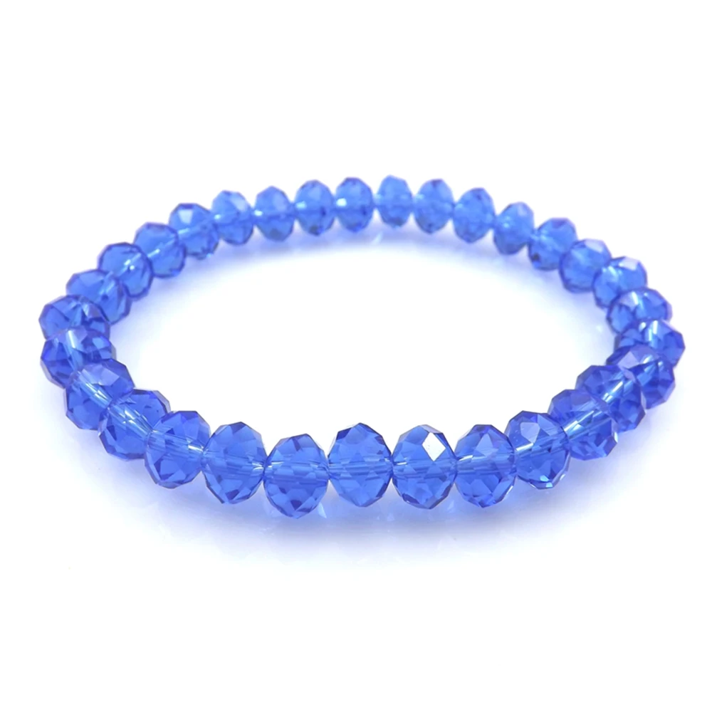 Blue Color 8mm Faceted Crystal Beaded Bracelet For Women Simple Style Bracelets 20pcs/lot Free Shipping
Blue Color 8mm Faceted Crystal Beaded Bracelet For Women Simple Style Bracelets 20pcs/lot Free Shipping