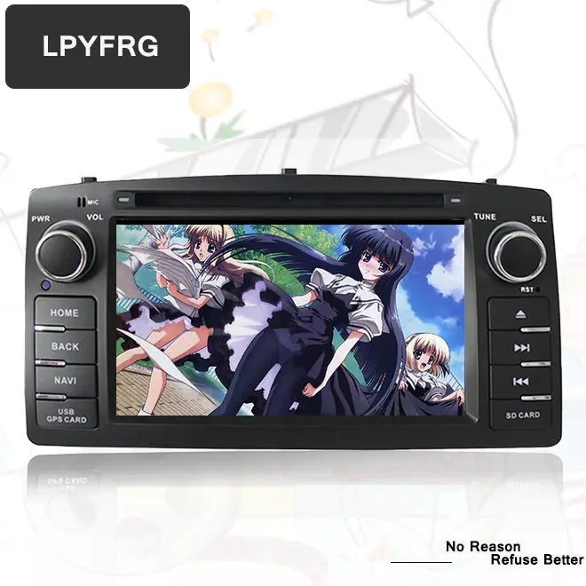 Автомагнитола 2 Din android 10 0 DVD GPS для Toyota Corolla E120 BYD с Wi Fi 3G/4G мультимедийное