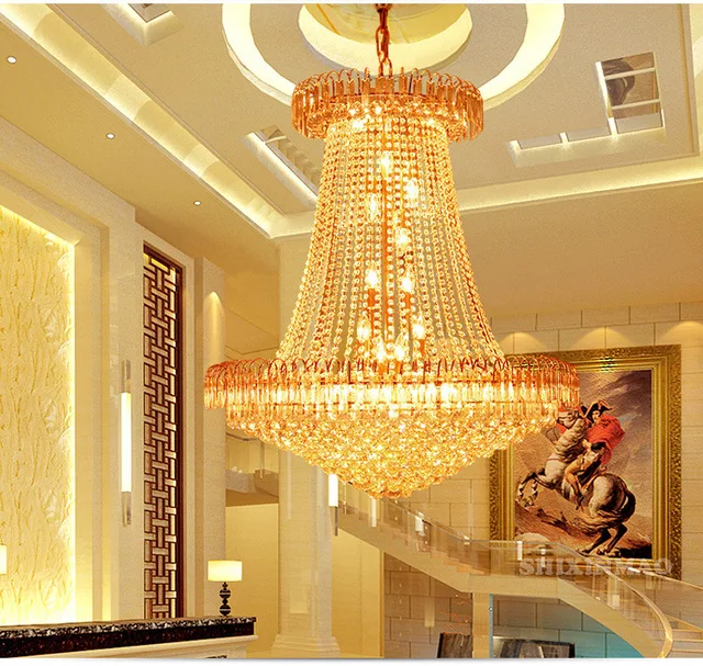 SHIXNIMAO lamp crys Deluxe crystal Gold + crystal pendant Hotel Villa/livingroom/dinningroom
SHIXNIMAO lamp crys Deluxe crystal Gold + crystal pendant Hotel Villa/livingroom/dinningroom