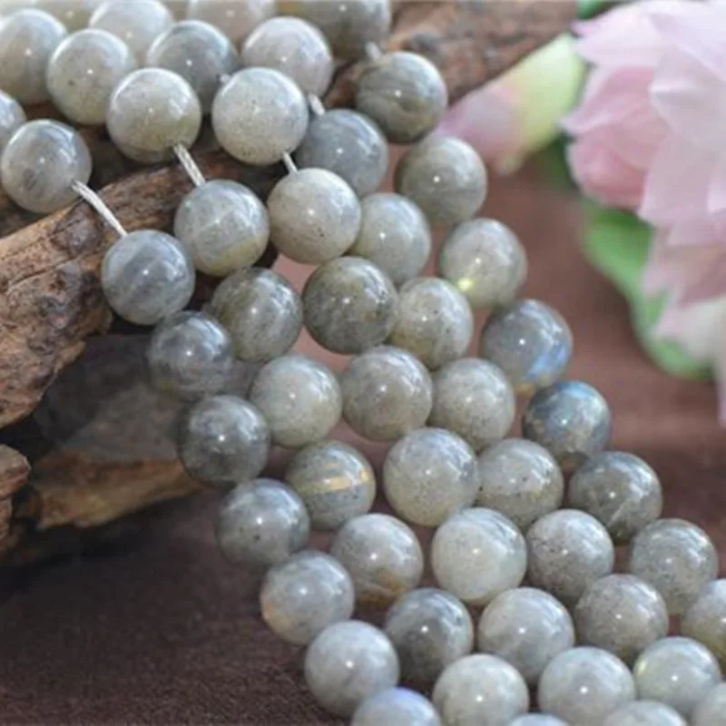 Grade AB Natural Labradorite Beads Blue Luster Gray Moonstone Beads NOT Dyed 6mm-12mm Smooth Polished Round 15 Inch Strand MD02
Grade AB Natural Labradorite Beads Blue Luster Gray Moonstone Beads NOT Dyed 6mm-12mm Smooth Polished Round 15 Inch Strand MD02