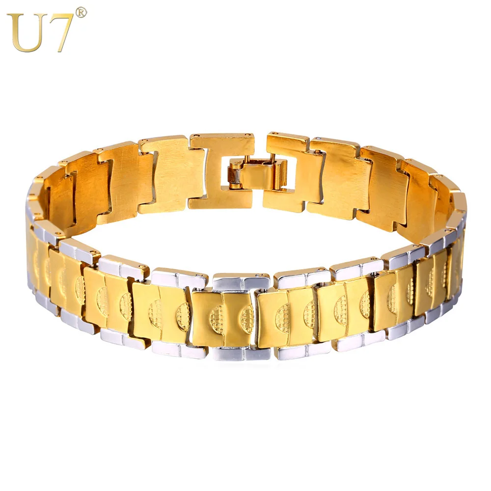 U7 Big Chunky Bracelet Men Valentines Gift Fashion 23 CM 13 MM Chain Link Bracelet For Men Jewelry H800
U7 Big Chunky Bracelet Men Valentines Gift Fashion 23 CM 13 MM Chain Link Bracelet For Men Jewelry H800