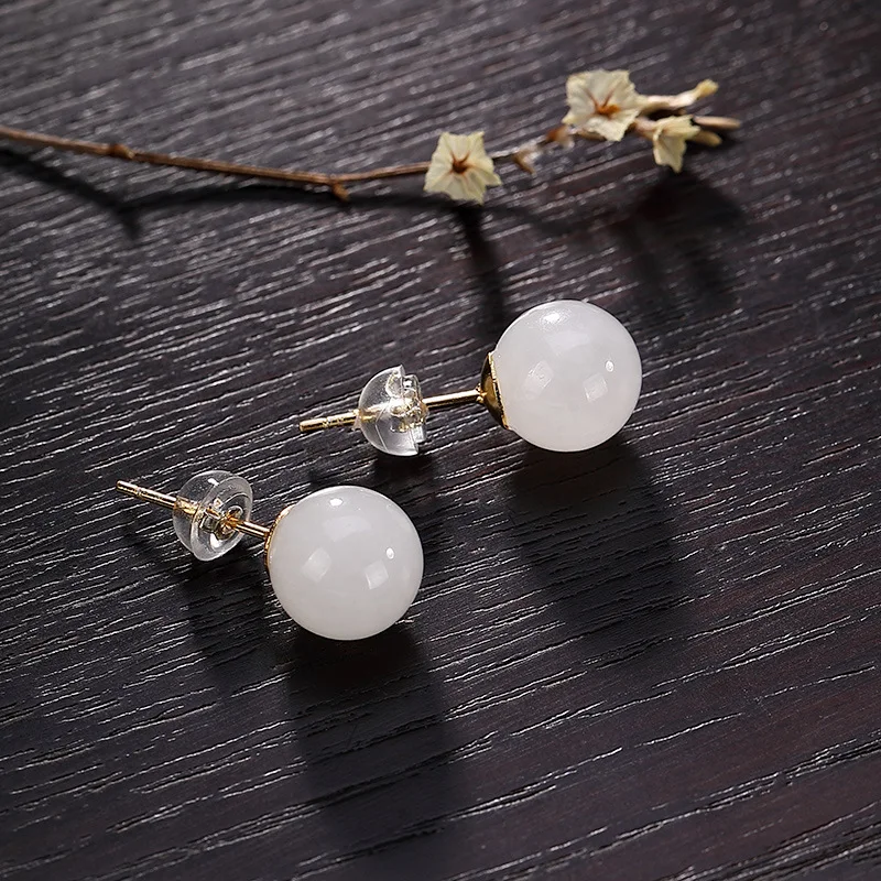 2019 Vintage Stud Earrings For Women Natural Jade Real 925 Sterling Silver Earrings Fine Jewelry For Party Wedding Jewelry
2019 Vintage Stud Earrings For Women Natural Jade Real 925 Sterling Silver Earrings Fine Jewelry For Party Wedding Jewelry