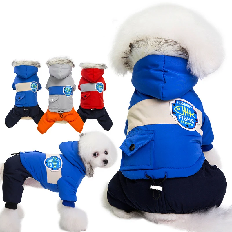Windproof Dog Winter Clothes Down cotton Coat pet Jacket Warm Dog Jumpsuit four feet Puppy Hoodie Clothing for small dogs
Windproof Dog Winter Clothes Down cotton Coat pet Jacket Warm Dog Jumpsuit four feet Puppy Hoodie Clothing for small dogs