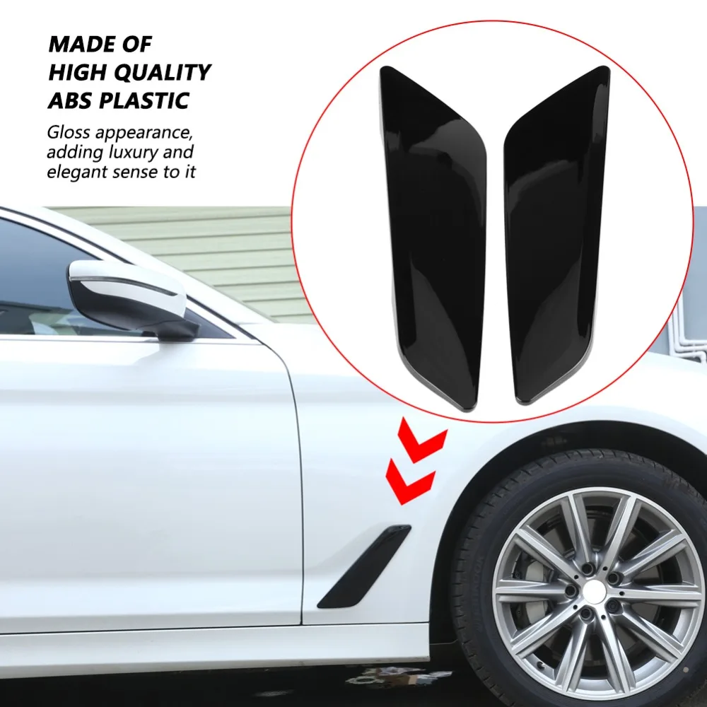2Pc For BMW 5 Series G30 2017-2018 Fender Side Air Vent Outlet Cover Trim Decorative Sticker Piano-Black Car Accessories
2Pc For BMW 5 Series G30 2017-2018 Fender Side Air Vent Outlet Cover Trim Decorative Sticker Piano-Black Car Accessories