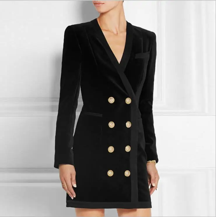 New Style Ladies Fashion Elegant Evening Party Dress Double Button Sexy V-Neck Bodycon Dress High Quality
New Style Ladies Fashion Elegant Evening Party Dress Double Button Sexy V-Neck Bodycon Dress High Quality