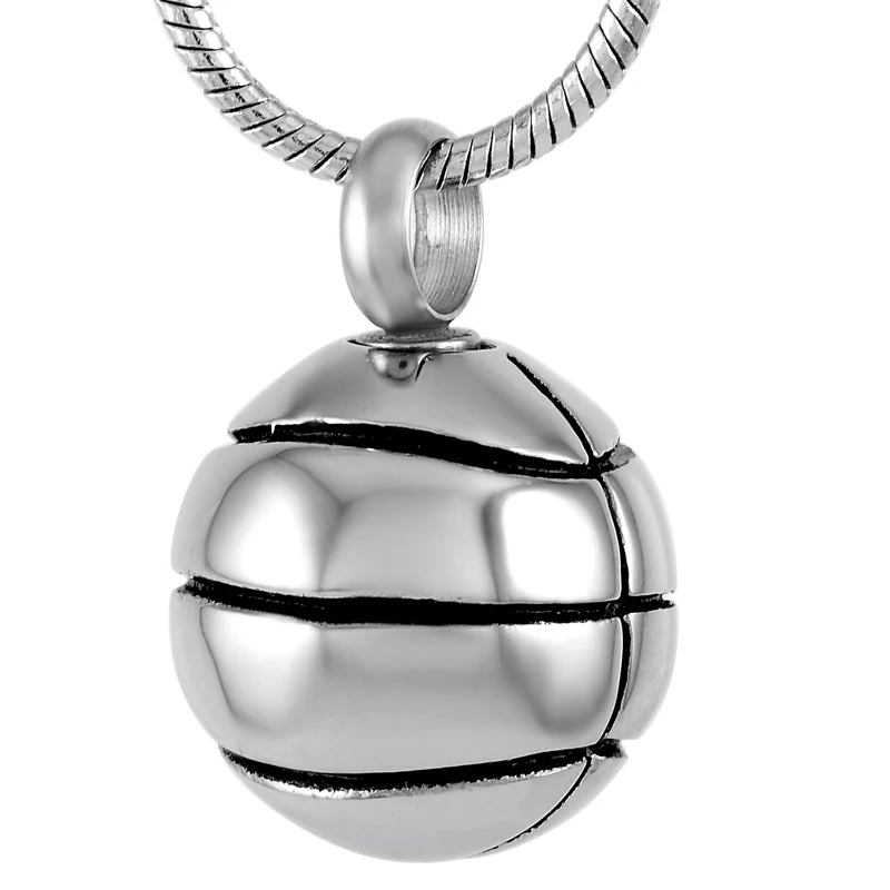 IJD8113 20mm Small/Keepsake Basketball Pendant for Human Ashes, Stainless Steel Cremation Jewelry Urn for Memorial Ashes
IJD8113 20mm Small/Keepsake Basketball Pendant for Human Ashes, Stainless Steel Cremation Jewelry Urn for Memorial Ashes