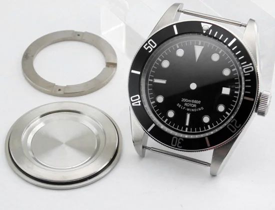 Corgeut 41mm Sapphire glass Black Bezel steel case for ETA 2836, Mingzhu 2813; Miyota 8205/8215 movement watch P361
Corgeut 41mm Sapphire glass Black Bezel steel case for ETA 2836, Mingzhu 2813; Miyota 8205/8215 movement watch P361