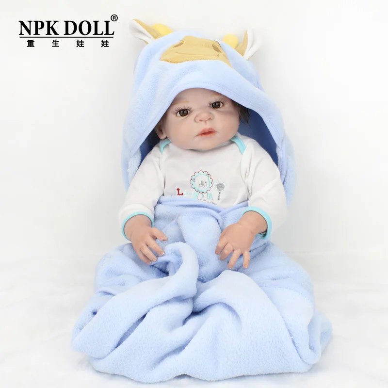 Npkdoll 22 Inch Newborn Baby Doll Silicone Simulation Artificial Doll Toy Infant Feeding Reborn Baby Model Christmas Gifts 
Npkdoll 22 Inch Newborn Baby Doll Silicone Simulation Artificial Doll Toy Infant Feeding Reborn Baby Model Christmas Gifts