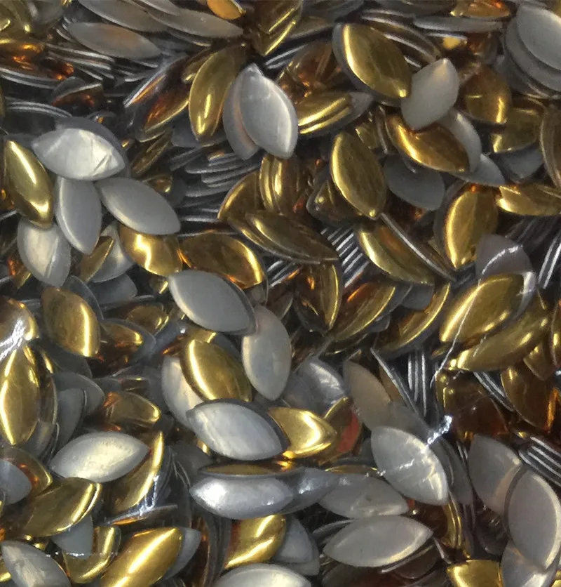 1440pcs /10gross 5*10mm Gold Hot Fix Studs Oval Shape Iron On Glue on Hotfix Rhinestuds For DIY Garment Nail Art Accessories
1440pcs /10gross 5*10mm Gold Hot Fix Studs Oval Shape Iron On Glue on Hotfix Rhinestuds For DIY Garment Nail Art Accessories