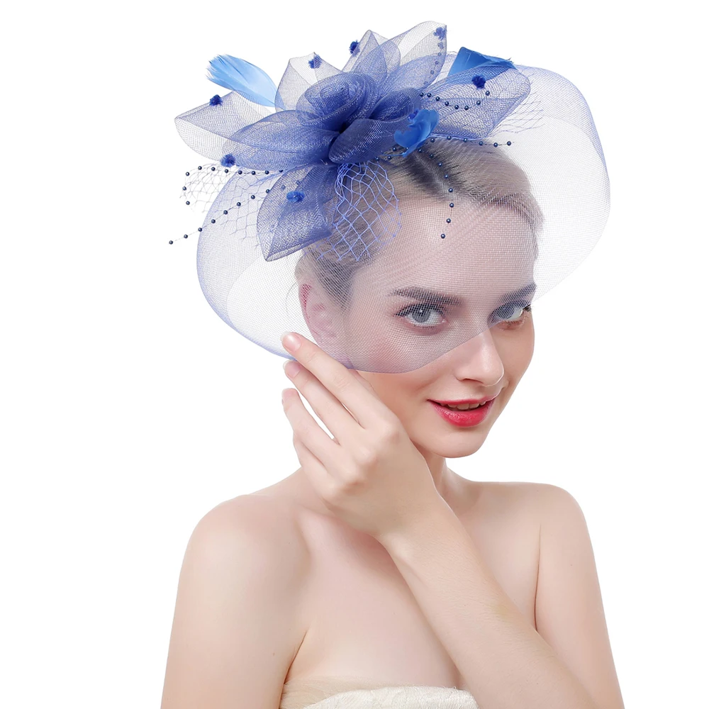 Women's Birdcage Hat Clips Elegant Feather Headwear Fascinator Hat Clip Cocktail Tea Party Wedding Veil Hair Accessories
Women's Birdcage Hat Clips Elegant Feather Headwear Fascinator Hat Clip Cocktail Tea Party Wedding Veil Hair Accessories