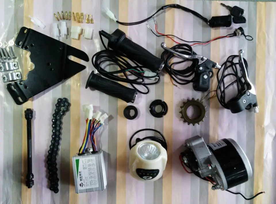 MY1016Z2 DC 36V 250W DIY 22 " 28" электродвигатели для велосипедов комплект
