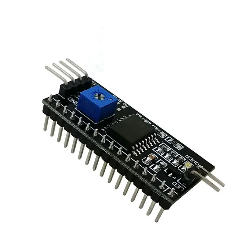DYKB I2C /IIC/ TWI Серийный интерфейсный модуль потенциометра для ЖК-дисплея 1602 2004
DYKB I2C /IIC/ TWI Серийный интерфейсный модуль потенциометра для ЖК-дисплея 1602 2004
