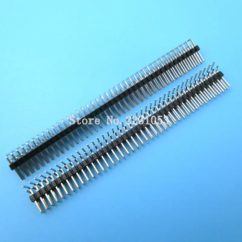 5PCS/LOT 2.54mm 2 x 40 Pin Male Double Row Right Angle Pin Header Strip pin header double row angle
5PCS/LOT 2.54mm 2 x 40 Pin Male Double Row Right Angle Pin Header Strip pin header double row angle