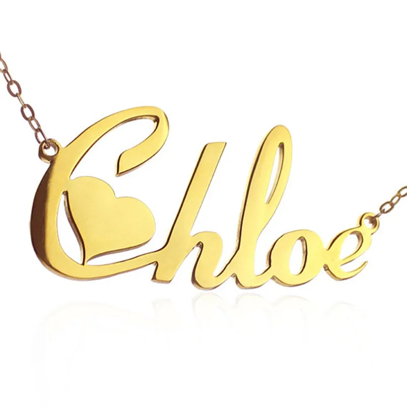 Custom Personalized Name Necklace Pendant,With Heart Name Necklace,Stainless Steel Gold Color Unique Necklace Name
Custom Personalized Name Necklace Pendant,With Heart Name Necklace,Stainless Steel Gold Color Unique Necklace Name