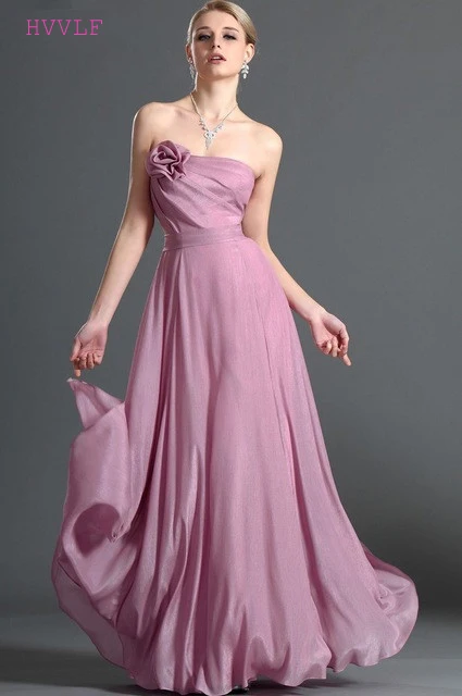 Lavender Cheap Bridesmaid Dresses Under 50 A-line Strapless Chiffon Flowers Backless Wedding Party Dresses
Lavender Cheap Bridesmaid Dresses Under 50 A-line Strapless Chiffon Flowers Backless Wedding Party Dresses