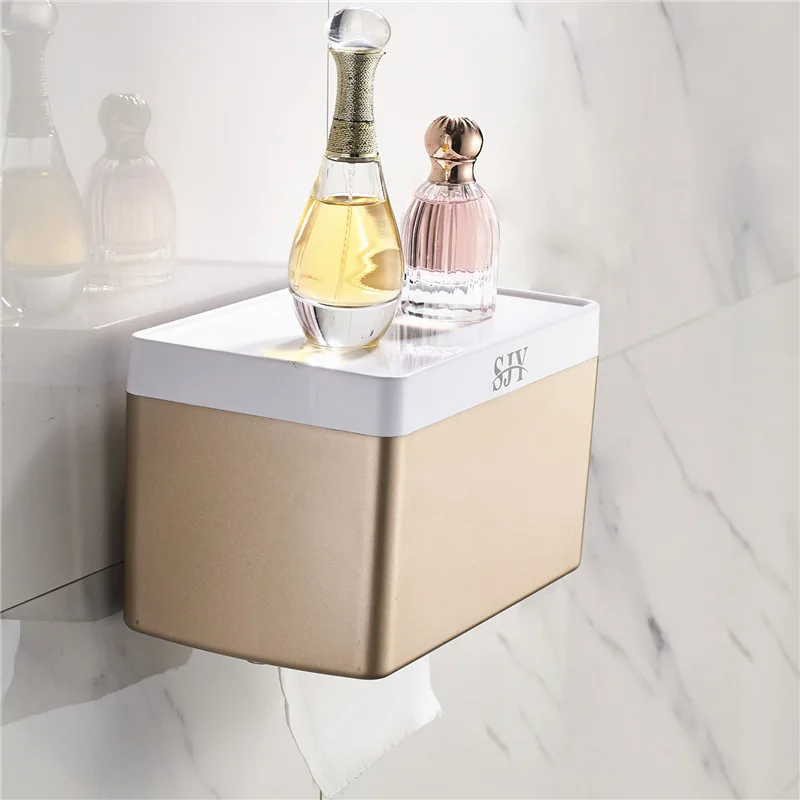 Creative bathroom waterproof toilet paper towel box toilet paper box bracket paper towel rack rose gold frame
Creative bathroom waterproof toilet paper towel box toilet paper box bracket paper towel rack rose gold frame