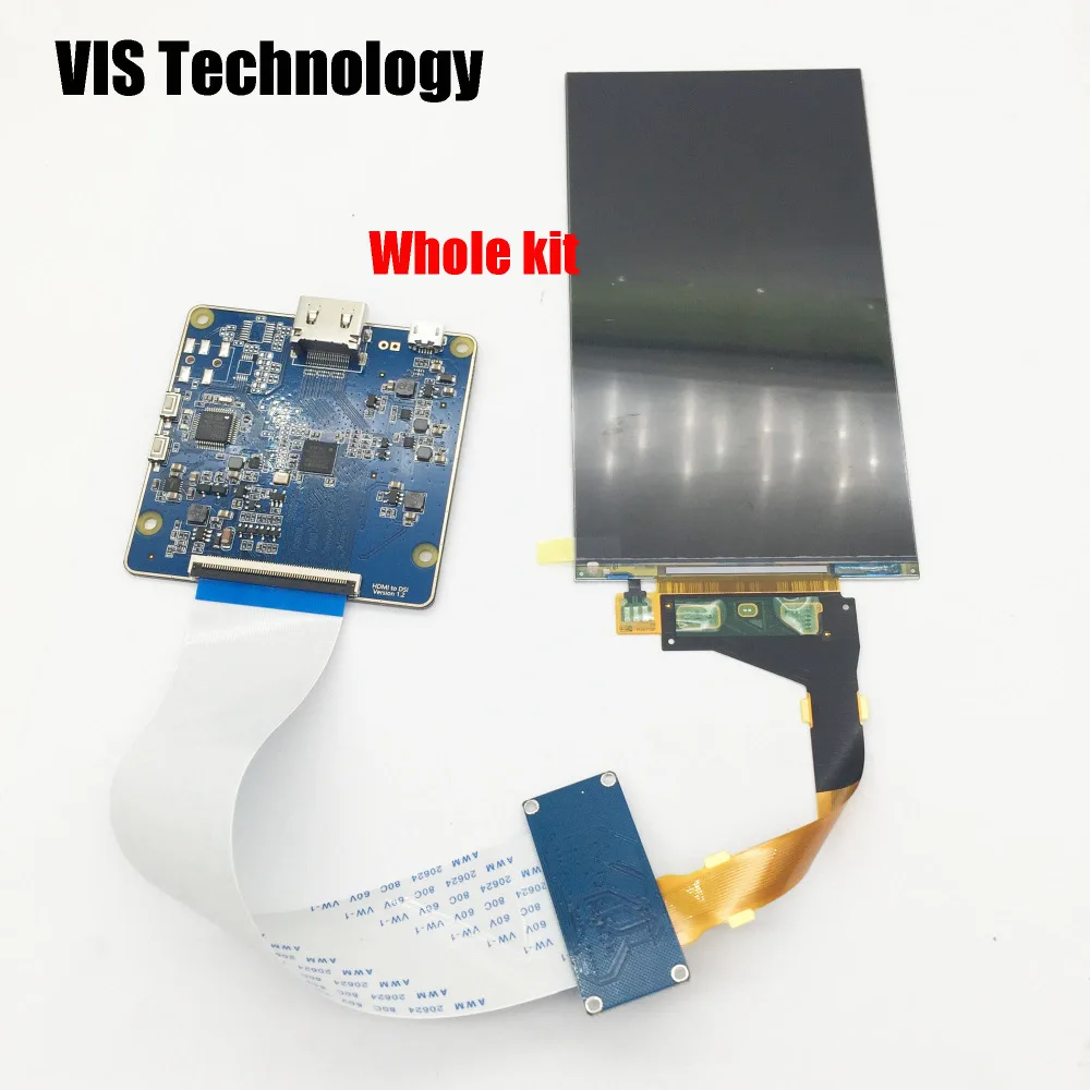 5,5 дюймов 2560*1440 2K ЖК-экран LS055R1SX04 + HDMI к MIPI контроллер драйвера V1.2 для замены для Wanhao Дубликатор 7
5,5 дюймов 2560*1440 2K ЖК-экран LS055R1SX04 + HDMI к MIPI контроллер драйвера V1.2 для замены для Wanhao Дубликатор 7