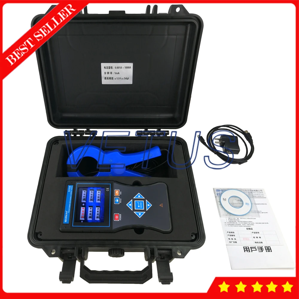 Current detector For transformer earth ironcore S150 wave shape tester leakage current Meausring Meter With0-1000A current range
Current detector For transformer earth ironcore S150 wave shape tester leakage current Meausring Meter With0-1000A current range