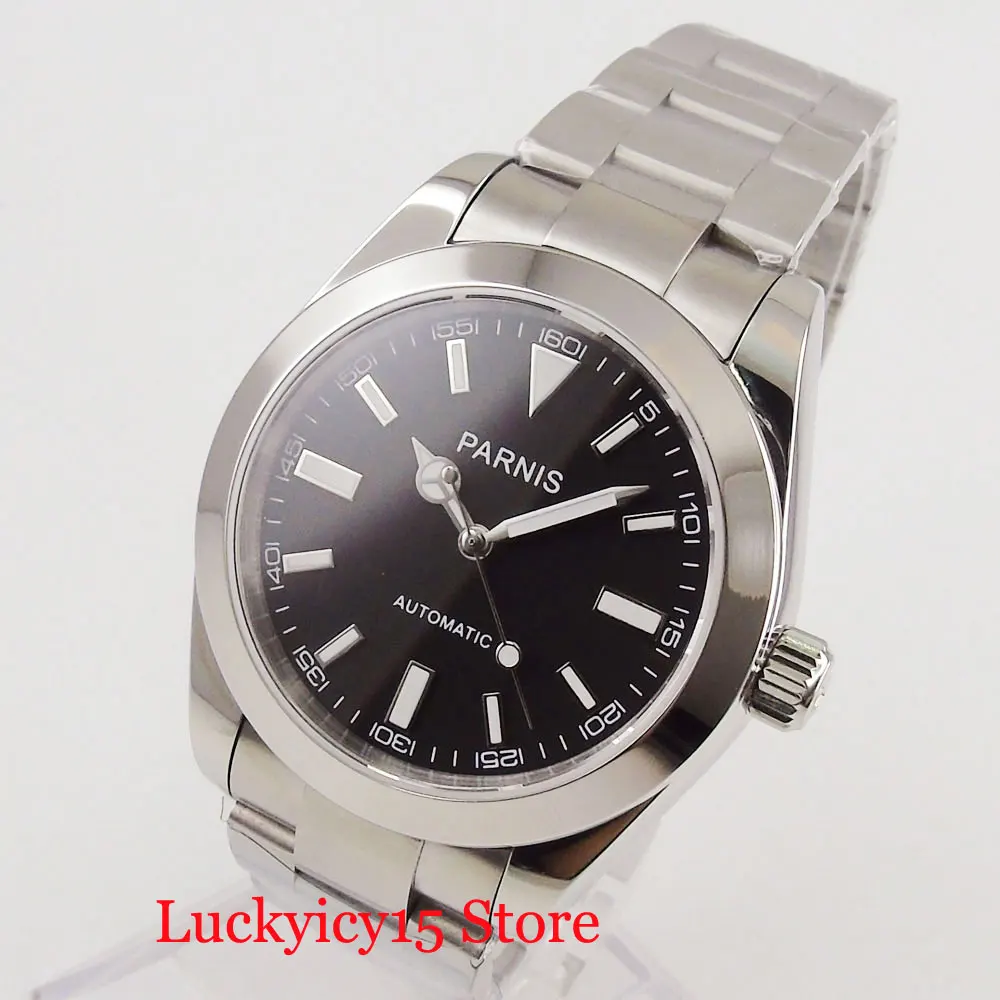 Luxury PARNIS Men's Watch With Luminous Marks Sapphire Glass Stainless Steel Bracelet 40mm Wristwatch
Luxury PARNIS Men's Watch With Luminous Marks Sapphire Glass Stainless Steel Bracelet 40mm Wristwatch