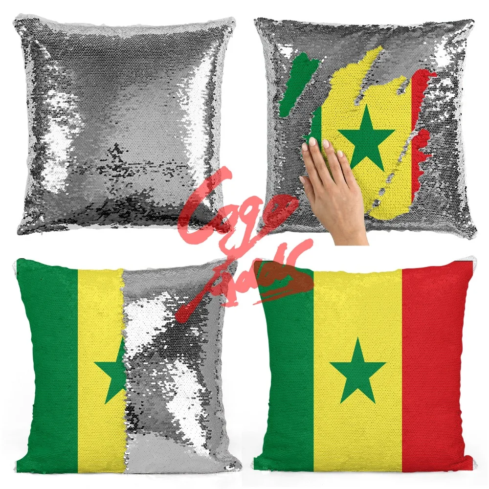 Senegal decorative throw pillows reversible mermaid sequin pillow case cover dropshipping
Senegal decorative throw pillows reversible mermaid sequin pillow case cover dropshipping