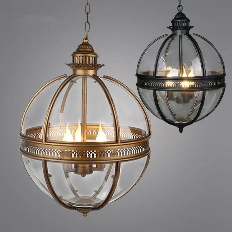 Vintage Loft Globe Pendant Lights Wrought Iron Glass Shade Kitchen Light Dinning Hanging Lamps Bar pendente Luminaire Fixture
Vintage Loft Globe Pendant Lights Wrought Iron Glass Shade Kitchen Light Dinning Hanging Lamps Bar pendente Luminaire Fixture