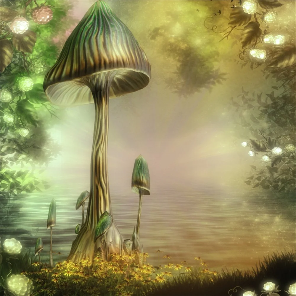 Laeacco Mushrooms Fairytale Flower Waterside Forest Kids Scenic Photography Backgrounds Photographic Backdrops For Photo Studio
Laeacco Mushrooms Fairytale Flower Waterside Forest Kids Scenic Photography Backgrounds Photographic Backdrops For Photo Studio