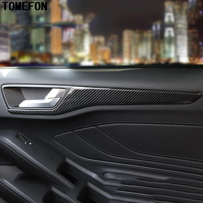 TOMEFON для Ford Focus 2019 украшение внутренней двери автомобиля наклейка рамка