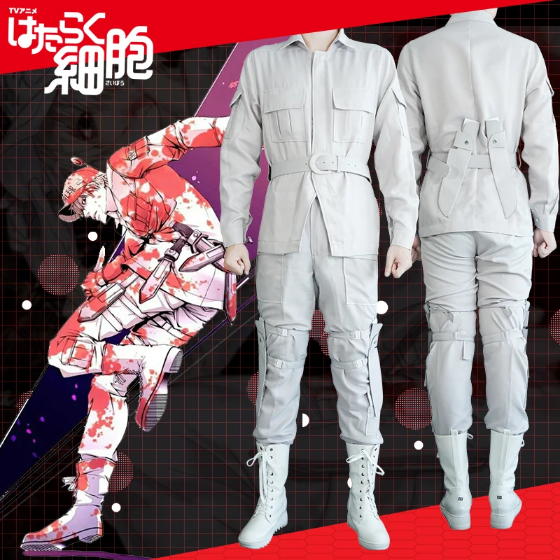 Milky Way Hataraku Saibouz Costume Leukocyte U1146 Cosplay cells at work jacket Saibo Cosplay Hataraku Saibou Light Gray Cosplay
Milky Way Hataraku Saibouz Costume Leukocyte U1146 Cosplay cells at work jacket Saibo Cosplay Hataraku Saibou Light Gray Cosplay