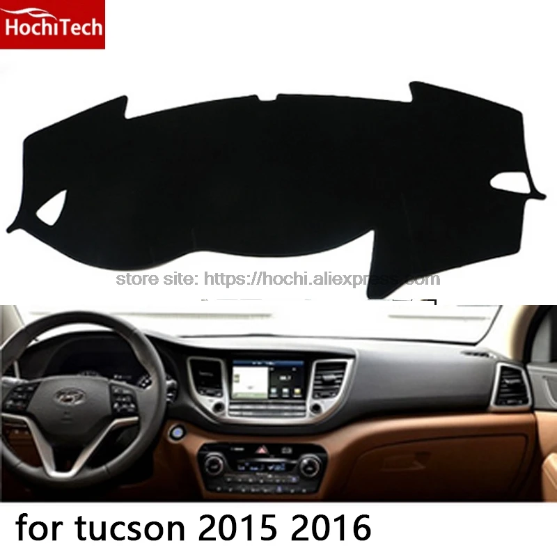 Коврик HochiTech для Hyundai tucson 2006 2016 защитный коврик приборной панели теневая Подушка