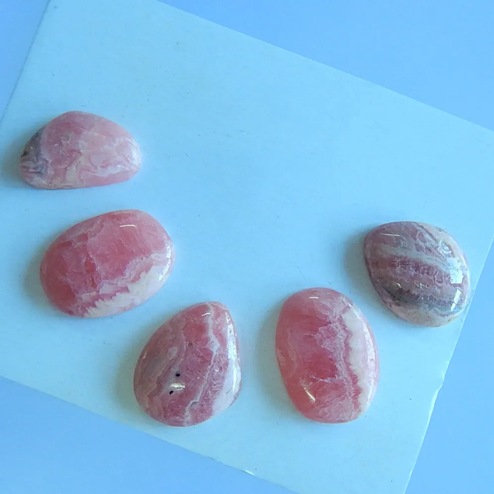 Natural 5 PCS Argentina Rhodochrosite fashion necklace pendant Cabochons,18x13x4mm,16x11x4mm,8.77g
Natural 5 PCS Argentina Rhodochrosite fashion necklace pendant Cabochons,18x13x4mm,16x11x4mm,8.77g