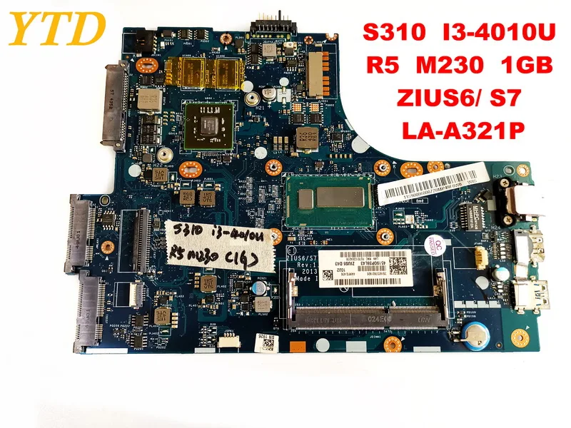 Оригинальный Для Lenovo S310 S410 Материнская плата ноутбука S310 I3-4010U R5 M230 1 ГБ ZIUS6 S7 LA-A321P испытанное хорошее Бесплатная доставка
Оригинальный Для Lenovo S310 S410 Материнская плата ноутбука S310 I3-4010U R5 M230 1 ГБ ZIUS6 S7 LA-A321P испытанное хорошее Бесплатная доставка