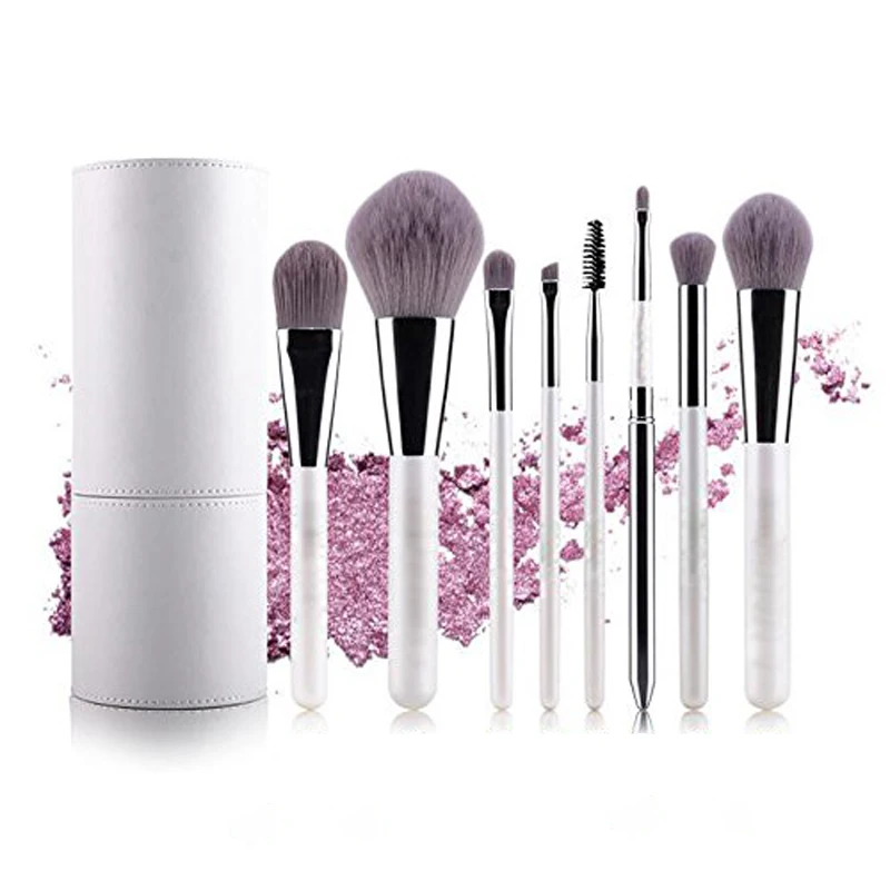 New Arrival Makeup Brushes professional Cosmetics brush Set 8pcs High Quality top Synthetic Hair With White Cylinder brush set
New Arrival Makeup Brushes professional Cosmetics brush Set 8pcs High Quality top Synthetic Hair With White Cylinder brush set