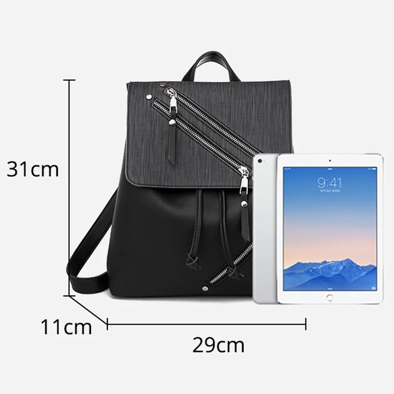 2019 Brand Women Backpack School Bags for Teenager Girls Simple Design Leather Female Backpack College Student Shoulder Bags
2019 Brand Women Backpack School Bags for Teenager Girls Simple Design Leather Female Backpack College Student Shoulder Bags