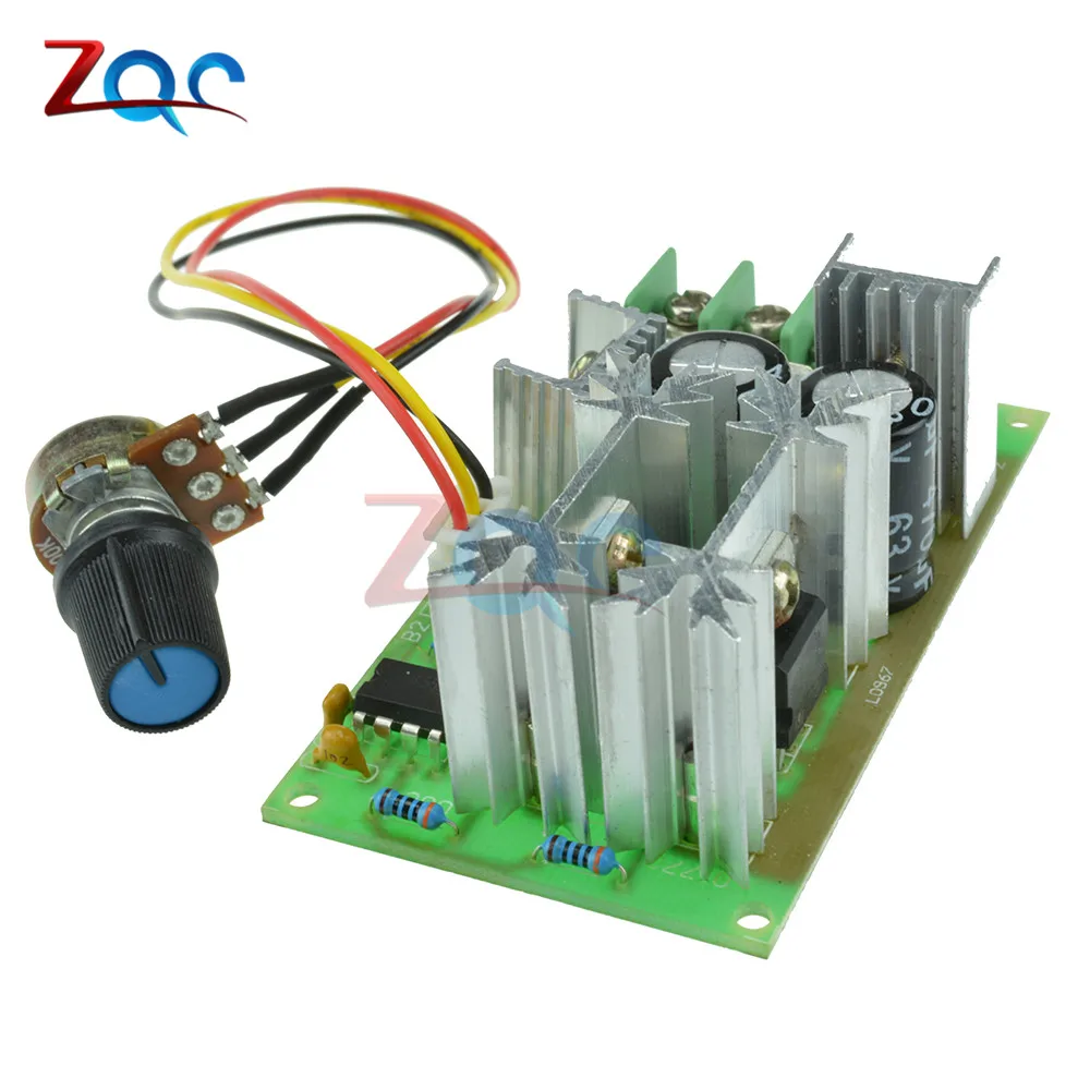DC 10-60V 20A 1200W PWM Motor Speed Controller Switch Current Voltage Regulator High Power Driver Motor Speed Control Module
DC 10-60V 20A 1200W PWM Motor Speed Controller Switch Current Voltage Regulator High Power Driver Motor Speed Control Module