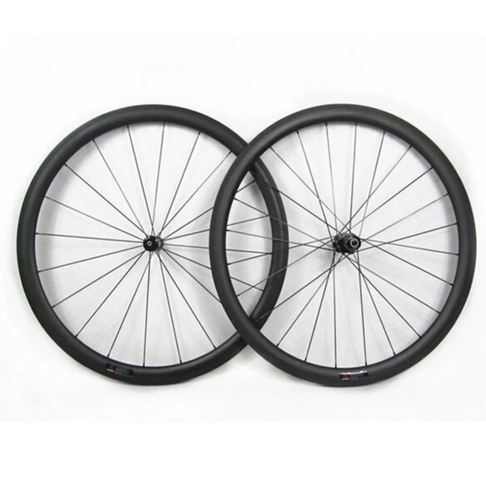 

CSC Road Bike Carbon wheelset clincher tubualr 23mm wide straight pull 38 50 60 88mm height DT Swiss 350 hub wheels Cycle 700c