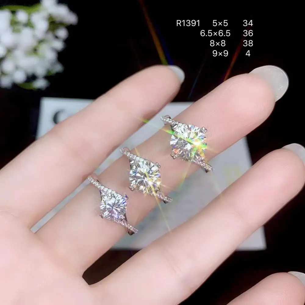 D VVS New ring, 925 Sterling silver, beautiful color, sparkling, 1 carat 2 Carat Diamond moissanite
D VVS New ring, 925 Sterling silver, beautiful color, sparkling, 1 carat 2 Carat Diamond moissanite