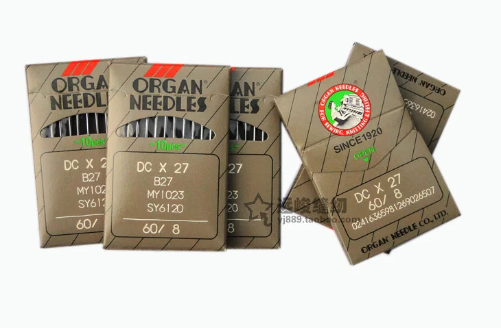 10 шт. Орган иглы для промышленной швейной машины DC1 DCX27 # MY1023 B 27 Durkopp Brothers JUKI Gemsy SIRUBA