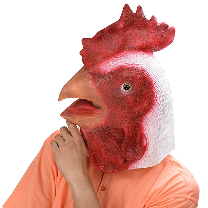 Look Up the Rooster Head Masks Adult Realistic Animal Latex Mask Halloween Cosplay Props Party Fancy Dress Toys
Look Up the Rooster Head Masks Adult Realistic Animal Latex Mask Halloween Cosplay Props Party Fancy Dress Toys
