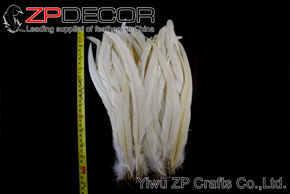 ZPDECOR 100pieces/lot 30-35cm(12-14inch) Extremely Beautiful Ivory Chicken Tail Feathers for Carniva Clothe Decoration
ZPDECOR 100pieces/lot 30-35cm(12-14inch) Extremely Beautiful Ivory Chicken Tail Feathers for Carniva Clothe Decoration