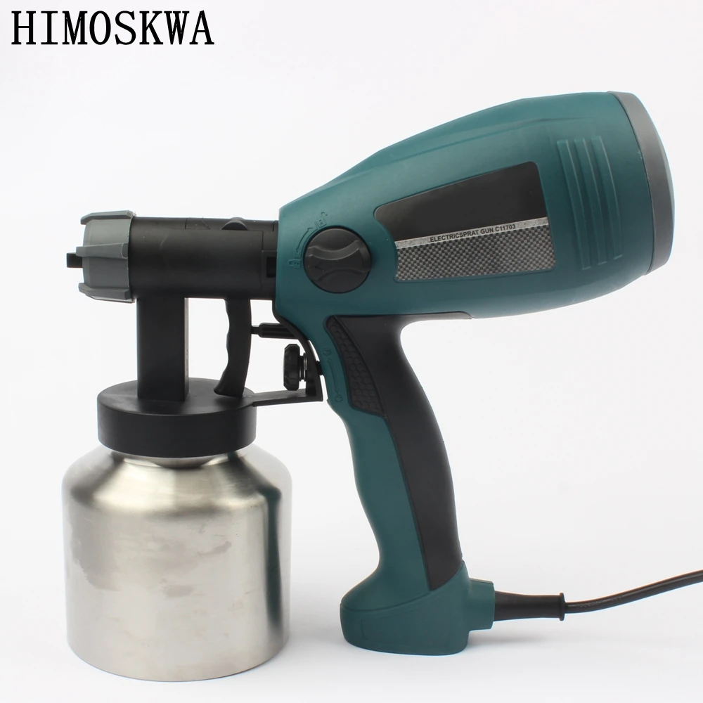 800ml 2.5mm 500w Detachable high pressure electric spray gun spray nozzle adjustable type control flow latex paint spray gun
800ml 2.5mm 500w Detachable high pressure electric spray gun spray nozzle adjustable type control flow latex paint spray gun