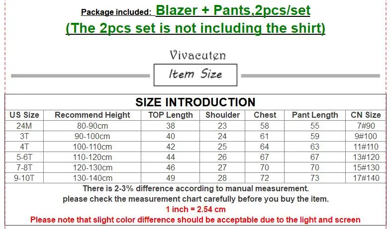 Fashion Boys Clothing Set Gentleman Kids Solid Cotton Blazer Pants 2pcs Formal Suits Children Wedding Suits School Costume F255
Fashion Boys Clothing Set Gentleman Kids Solid Cotton Blazer Pants 2pcs Formal Suits Children Wedding Suits School Costume F255