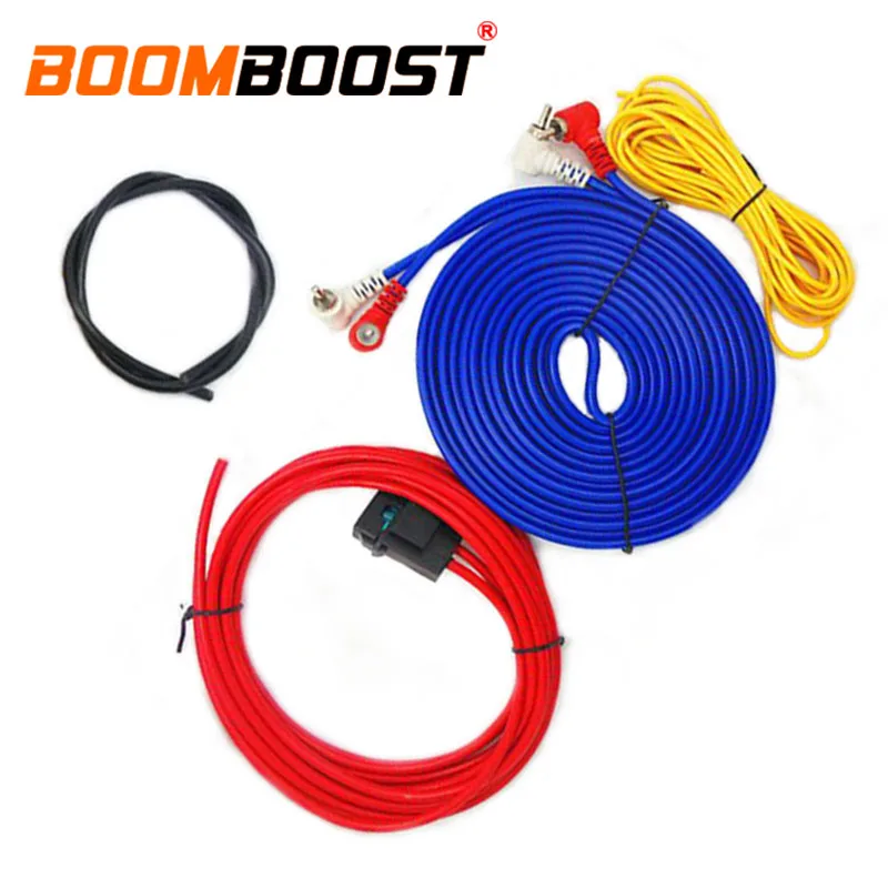 

Amplifier Subwoofer 60W 4m length Professional Speaker Installation Wires Cables Kit Car Audio Wire Wiring