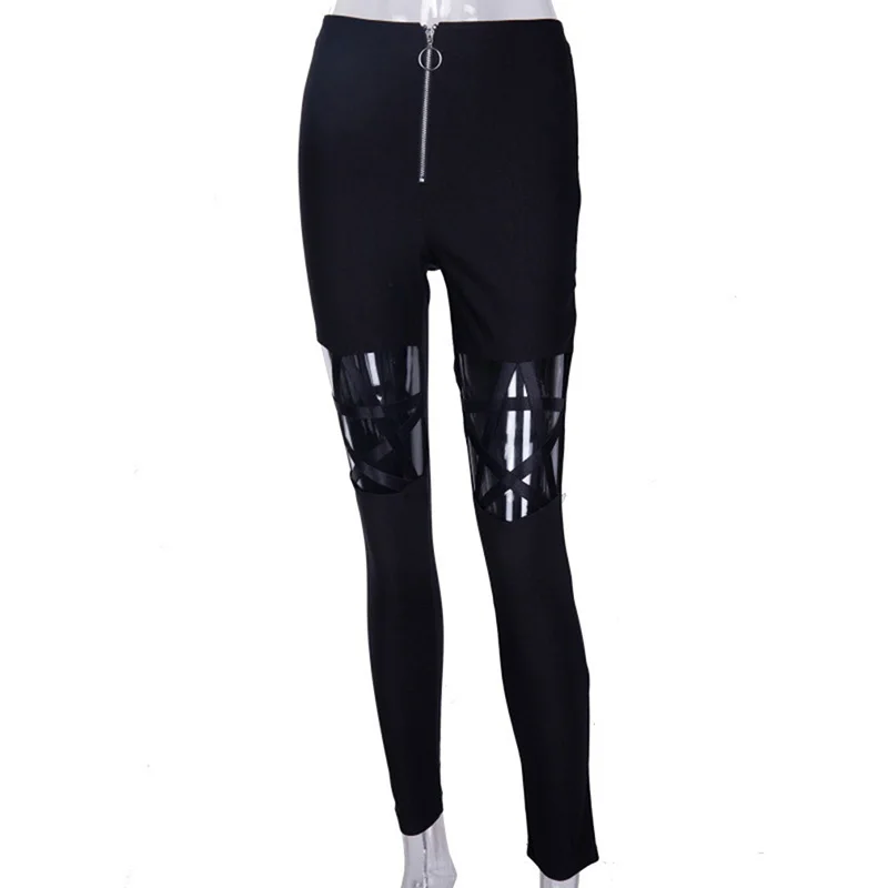 Creative Novelty Women Pants Hollow Out Pentagram Pencil Pants Black Pants Pantalones Mujer Slim Casual Female Stretch Trousers
Creative Novelty Women Pants Hollow Out Pentagram Pencil Pants Black Pants Pantalones Mujer Slim Casual Female Stretch Trousers