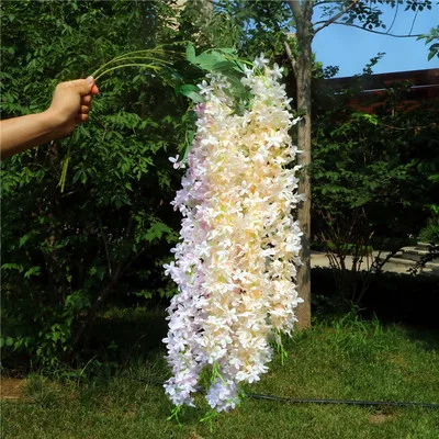 4colors 125cm 3-fork Lilac Vine Artificial Flower Green Plant Wedding Flowers Home Party Decoration
4colors 125cm 3-fork Lilac Vine Artificial Flower Green Plant Wedding Flowers Home Party Decoration