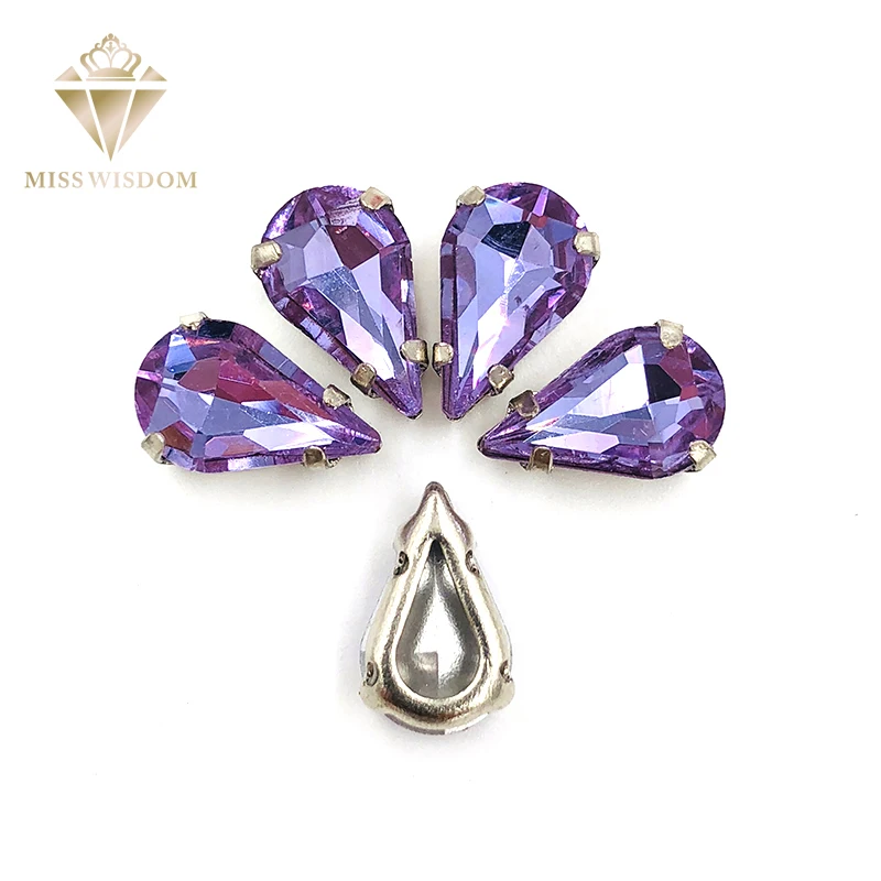 30pcs/pack 6X10/8X13mm Crystal Violet peardrop Copper claws hollow thick bottom high quality Sew on rhinestones DIY accessories
30pcs/pack 6X10/8X13mm Crystal Violet peardrop Copper claws hollow thick bottom high quality Sew on rhinestones DIY accessories