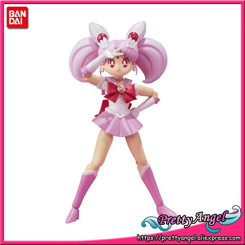 PrettyAngel Подлинная Bandai S.H.Figuarts Pretty Guardian Sailor Moon 20th ПВХ Chibi фигурка|action figure|sailor chibi moonsailor