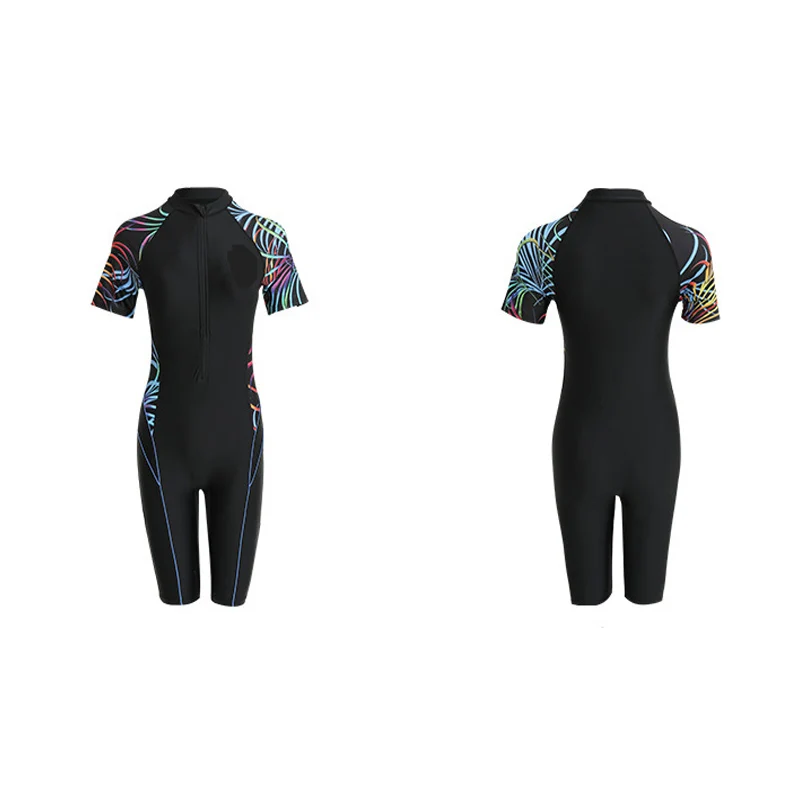 New Sport Swimwear Women Short Sleeve One Piece Swimsuits Bodysuit Beach Bathing Suit
New Sport Swimwear Women Short Sleeve One Piece Swimsuits Bodysuit Beach Bathing Suit
