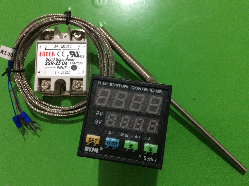 Цифровой ПИД регулятор температуры переменного/постоянного тока 90 265 в