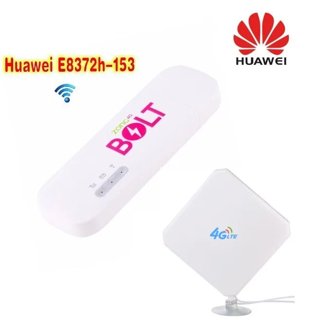 Разблокированный Huawei E8372 1000 шт. 150 Мбит/с 4G LTE Wi Fi модем усилитель сигнала антенна